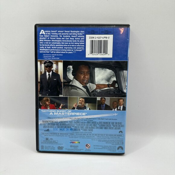 Flight DVD Denzel Washington Paramount Rated R - Picture 3 of 4